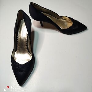 Johnston & Murphy Black Satin Ribbon 6.5